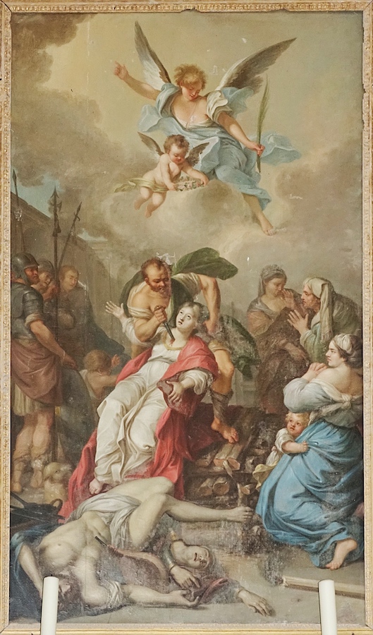 La martyre de Sainte Agnès <br>Cathédrale Saint Etienne - Toul 54