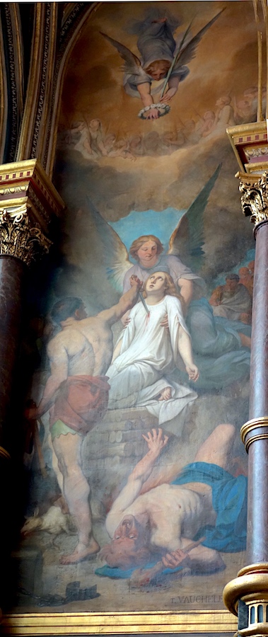 La martyre de Sainte Agnès<br>Eglise St Eustache - Paris (1)