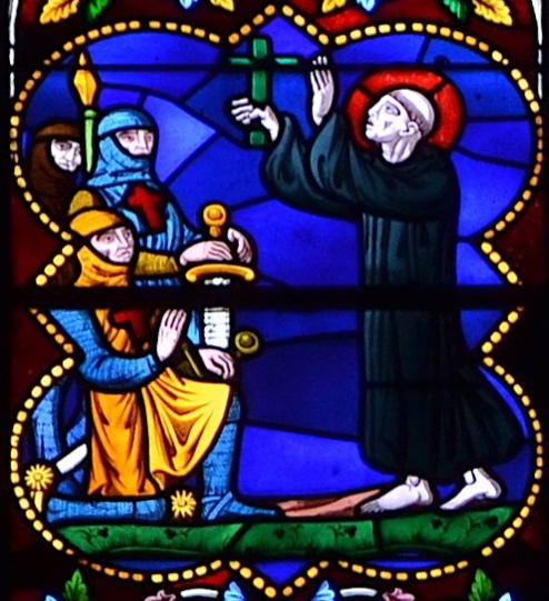 Saint Bernard prêche la croisade<br>Eglise St Charles de Montceau - Paris (17)