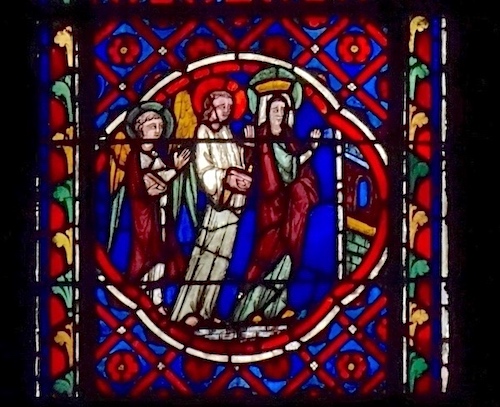 [1] La Vierge et deux anges apparaissent à Saint Bonnet