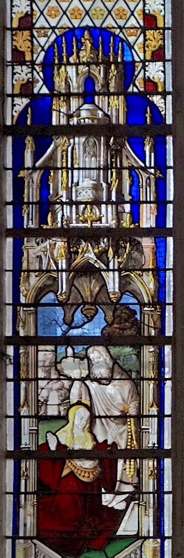 [1] Conversion de Catherine par un ermite<br>Abbatiale Saint Ouen - Rouen 76