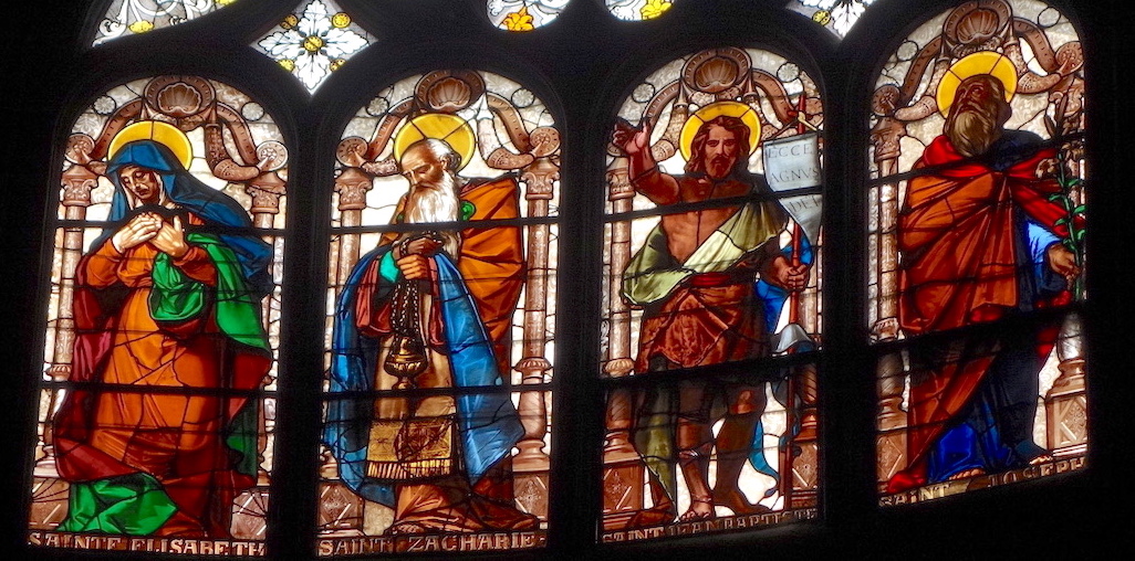 Elisabteth, Zacharie, Jean-Baptiste et Joseph<br>Eglise Saint Eustache - Paris (1)