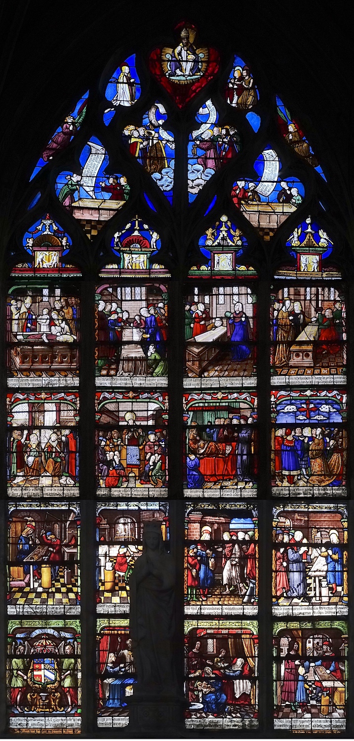 Vitrail de Saint Eloi - Eglise Sainte Madeleine - Troyes 10