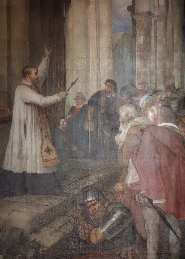 François de Sales prêchant<br>Eglise Saint Roch - Paris (1)