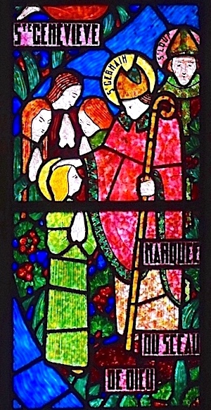 Geneviève marquée du sceau de Dieu<br>Eglise Ste Odile - Paris (17)
