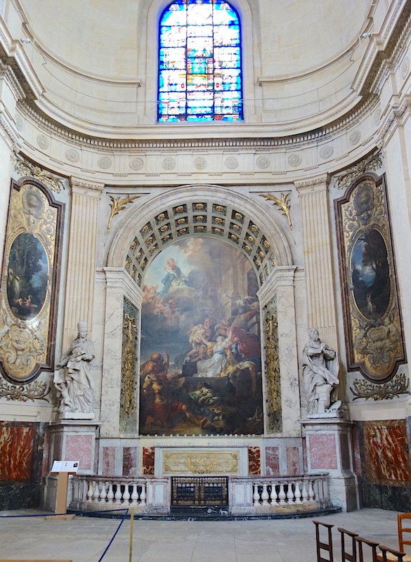 Geneviève et le mal des ardents<br>Eglise Saint Roch - Paris (1)