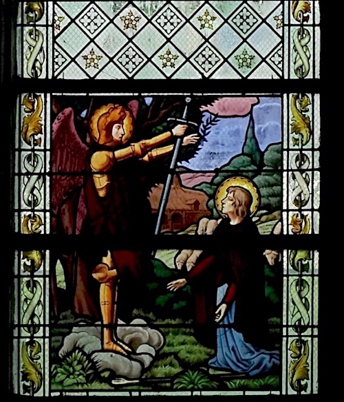 Saint Michel apparait à Jeanne d'Arc