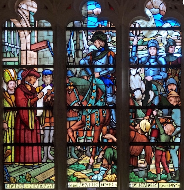 Entrée du dauphin et de Jeanne à Montargis (1429)<br>Eglise de la Madeleine - Montargis 45