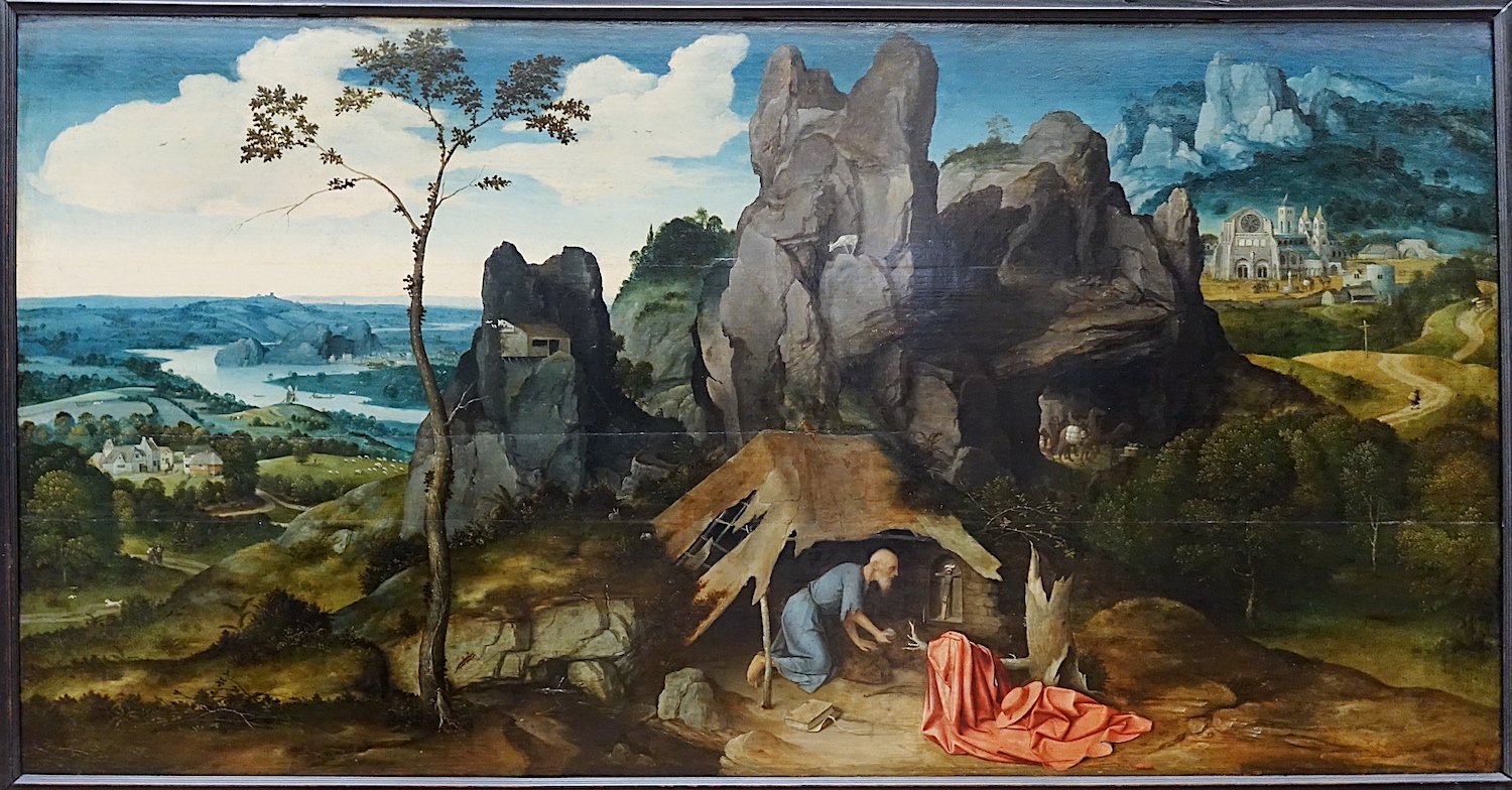 Saint Jérôme dans le désert (Joachim Patinit vers 1515-1524) - Musée du Louvre