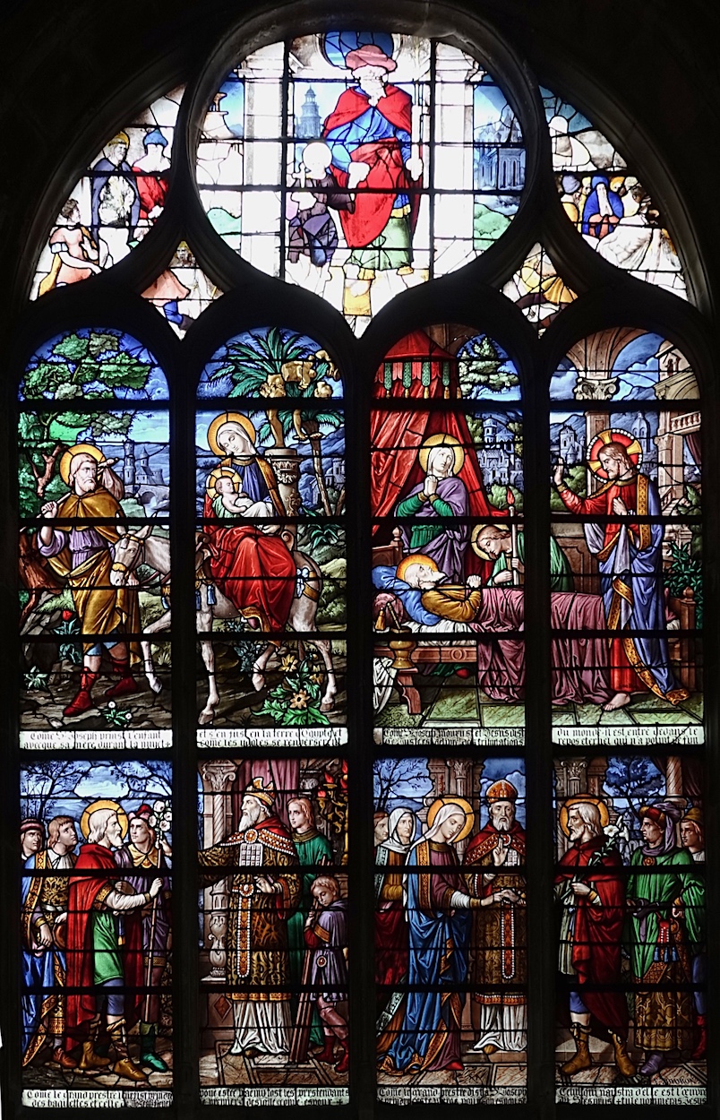 Vitrail de Joseph. - Cathédrale Saint Maclou - Pontoise 95