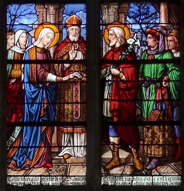 [2] Le mariage de Joseph et de Marie. - Cathédrale Saint Maclou - Pontoise 95