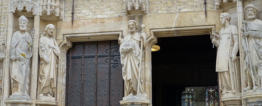 Saint Livinus de Ghent, St Joseph, St Jean-Baptiste, St laurent et St Roch<br>Eglise Sint Jan - Poperinge (Belgique)