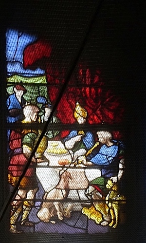 [4] saint Léger faisant la Pâque avec le roi Chilpéric II