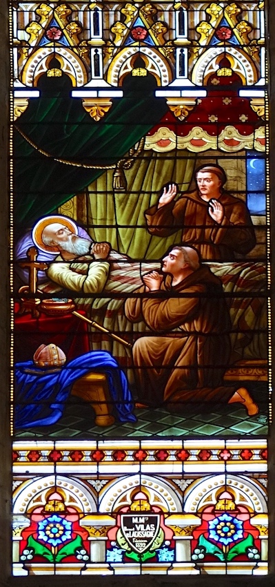 Mort de Saint Martin à Candes<br>Eglise Saint Hilaire - Montcucq 46