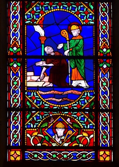 [2] Martin fonde le monastère de Marmoutier où sont regroupés 80 disciples<br>Eglise St Charles de Montceaux - Paris 17