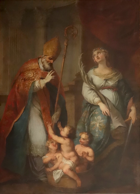 Saint Nicolas et Ste Catherine de Sienne<br>Eglise Notre-Dame de bonne nouvelle<br>Paris (2)