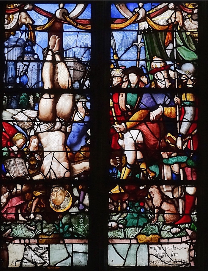 [3] la crucifixion de saint Pierre devant Néron